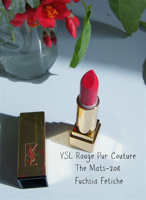 ysl 208 fuchsia fetiche swatch|reviews of 208 Fuchsia Fetiche, a Yves Saint Laurent Rouge Pur .